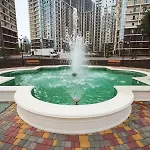 Apartament спальня-студия с видом на море и парк