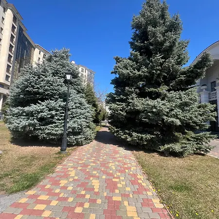 Appartement спальня-студия с видом на море и парк