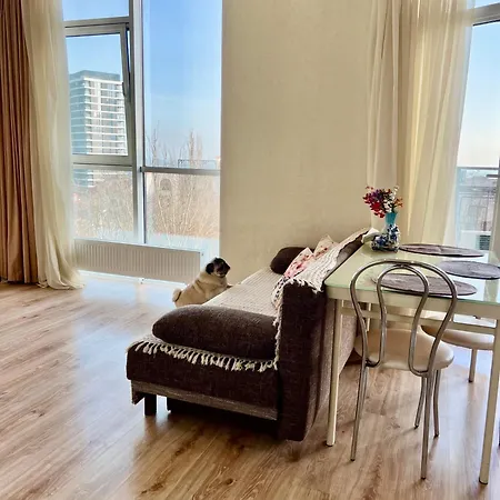 спальня-студия с видом на море и парк *