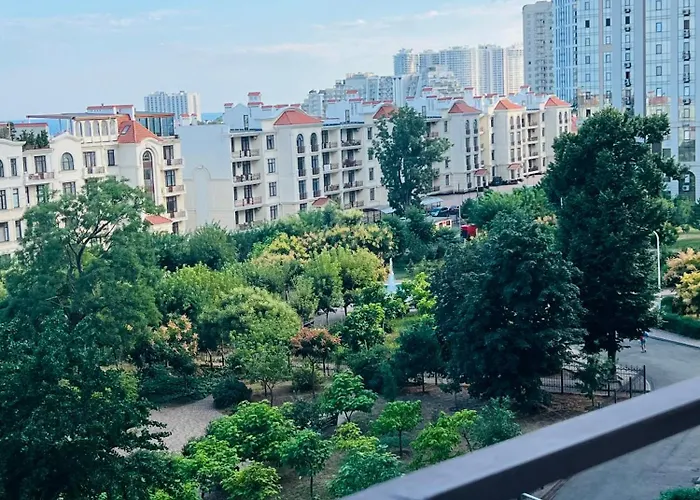 спальня-студия с видом на море и парк Appartement *