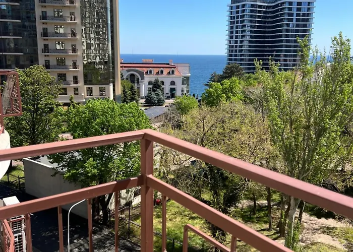 Appartement спальня-студия с видом на море и парк *