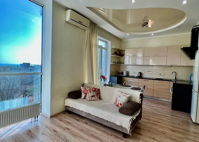 спальня-студия с видом на море и парк Appartement *