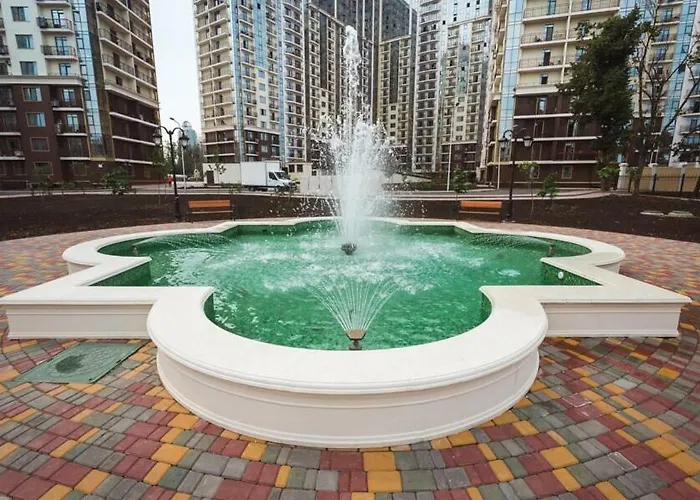 Appartement спальня-студия с видом на море и парк