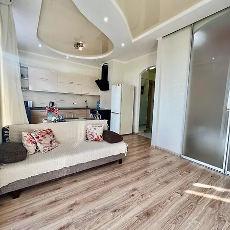 спальня-студия с видом на море и парк Apartamento