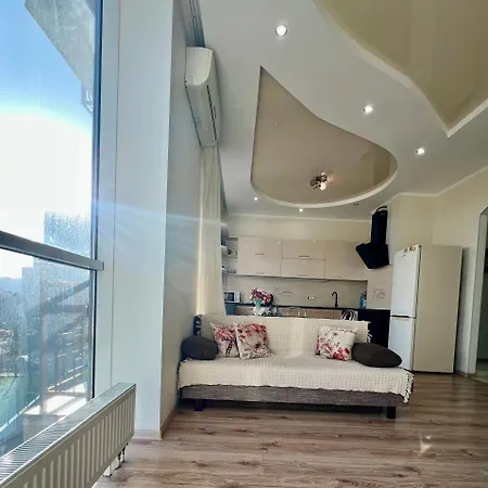 спальня-студия с видом на море и парк *